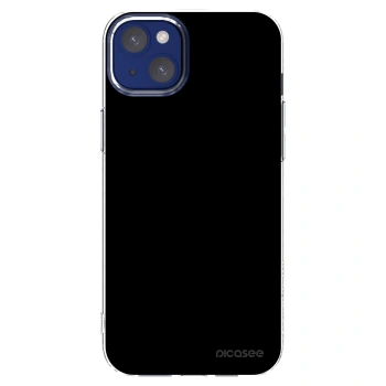 Picasee Apple iPhone 14 Plus Hülle - Transparentes Silikon - Black Bliss