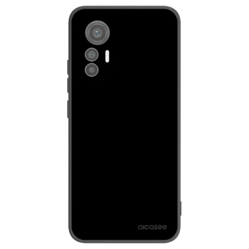 Picasee Xiaomi 12 Lite Hülle - Schwarzes Silikon - Black Bliss