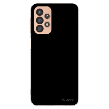 Picasee Samsung Galaxy A23 A236B 5G Hülle - Transparentes Silikon - Black Bliss