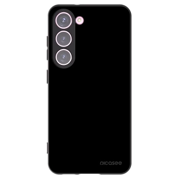 Picasee Samsung Galaxy S23 5G Hülle - Schwarzes Silikon - Black Bliss