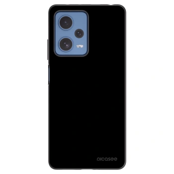 Picasee Xiaomi Redmi Note 12 Pro 5G Hülle - Schwarzes Silikon - Black Bliss