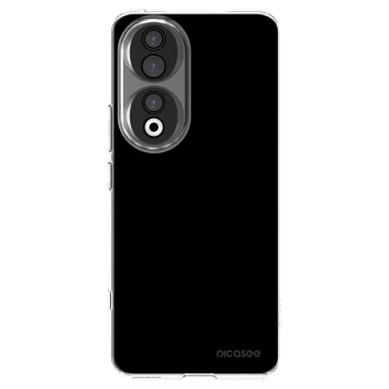 Picasee Honor 90 5G Hülle - Transparentes Silikon - Black Bliss