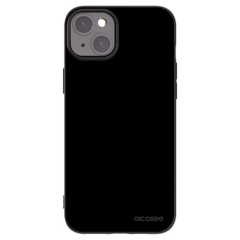 Picasee Apple iPhone 15 Plus Hülle - Schwarzes Silikon - Black Bliss