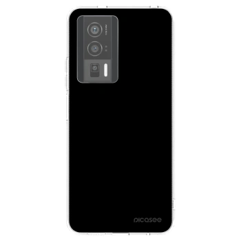 Picasee Xiaomi Poco F5 Pro 5G Hülle - Transparentes Silikon - Black Bliss