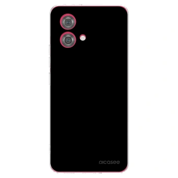 Picasee Motorola Moto G84 5G Hülle - Transparentes Silikon - Black Bliss