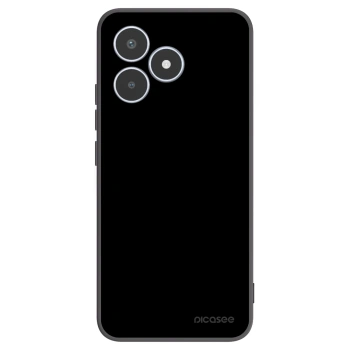 Picasee Realme C53 Hülle - Schwarzes Silikon - Black Bliss