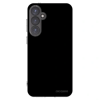 Picasee Samsung Galaxy S23 FE S711B Hülle - Transparentes Silikon - Black Bliss