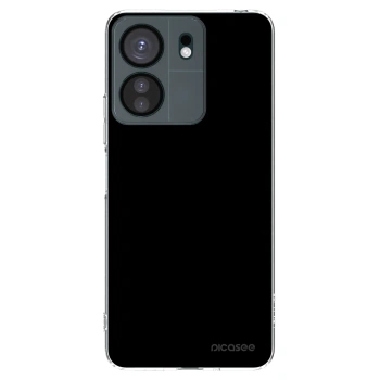 Picasee Xiaomi Redmi 13C 4G Hülle - Transparentes Silikon - Black Bliss
