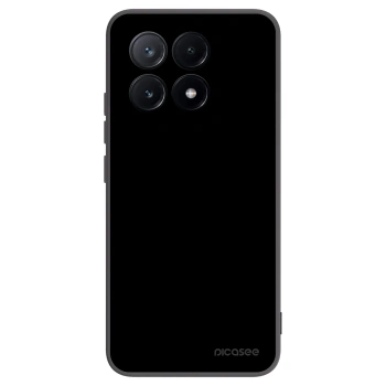 Picasee Xiaomi Poco X6 Pro Hülle - Schwarzes Silikon - Black Bliss