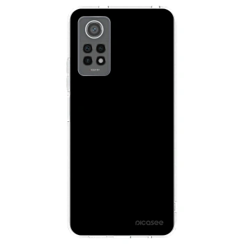 Picasee Xiaomi Redmi Note 12 Pro 4G Hülle - Transparentes Silikon - Black Bliss