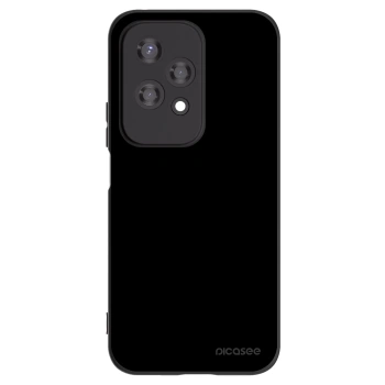 Picasee Honor 200 Lite Hülle - Schwarzes Silikon - Black Bliss