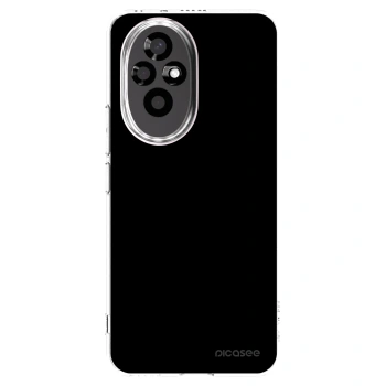 Picasee Honor 200 Pro 5G Hülle - Transparentes Silikon - Black Bliss