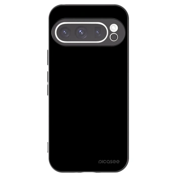 Picasee Google Pixel 9 Pro Hülle - Schwarzes Silikon - Black Bliss