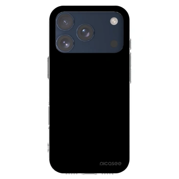 Picasee Apple iPhone 17 Pro Hülle - Transparentes Silikon - Black Bliss