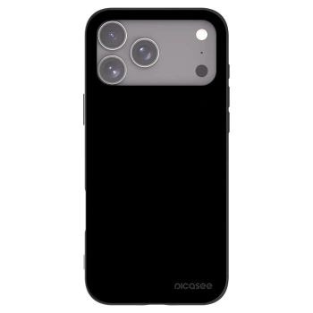 Picasee Apple iPhone 17 Pro Max Hülle - Schwarzes Silikon - Black Bliss