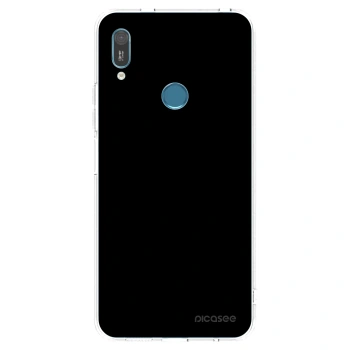 Picasee Huawei Y6 2019 Hülle - Transparentes Silikon - Black Bliss