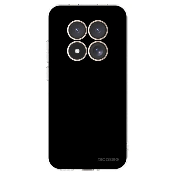 Picasee Xiaomi Redmi Note 15 Pro 4G Hülle - Transparentes Silikon - Black Bliss