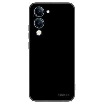 Picasee Vivo Y29s 5G Hülle - Schwarzes Silikon - Black Bliss