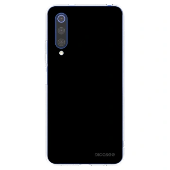 Picasee Xiaomi Mi 9 SE Hülle - Transparentes Silikon - Black Bliss
