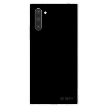 Picasee Samsung Galaxy Note 10 N970F Hülle - Transparentes Silikon - Black Bliss
