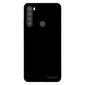 Picasee Xiaomi Redmi Note 8 Hülle - Transparentes Silikon - Black Bliss