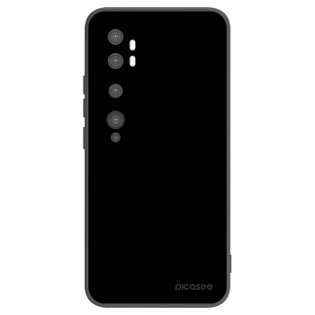 Picasee Xiaomi Mi Note 10 (Pro) Hülle - Schwarzes Silikon - Black Bliss