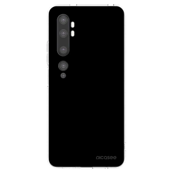 Picasee Xiaomi Mi Note 10 (Pro) Hülle - Transparentes Silikon - Black Bliss