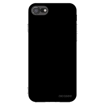 Picasee Apple iPhone SE 2020 Hülle - Transparentes Silikon - Black Bliss