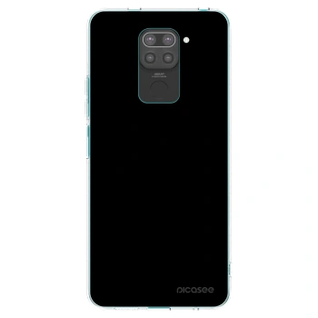 Picasee Xiaomi Redmi Note 9 Hülle - Schwarzes Silikon - Black Bliss
