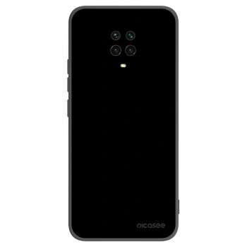 Picasee Xiaomi Redmi Note 9S Hülle - Schwarzes Silikon - Black Bliss