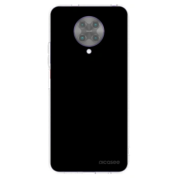 Picasee Xiaomi Poco F2 Pro Hülle - Transparentes Silikon - Black Bliss