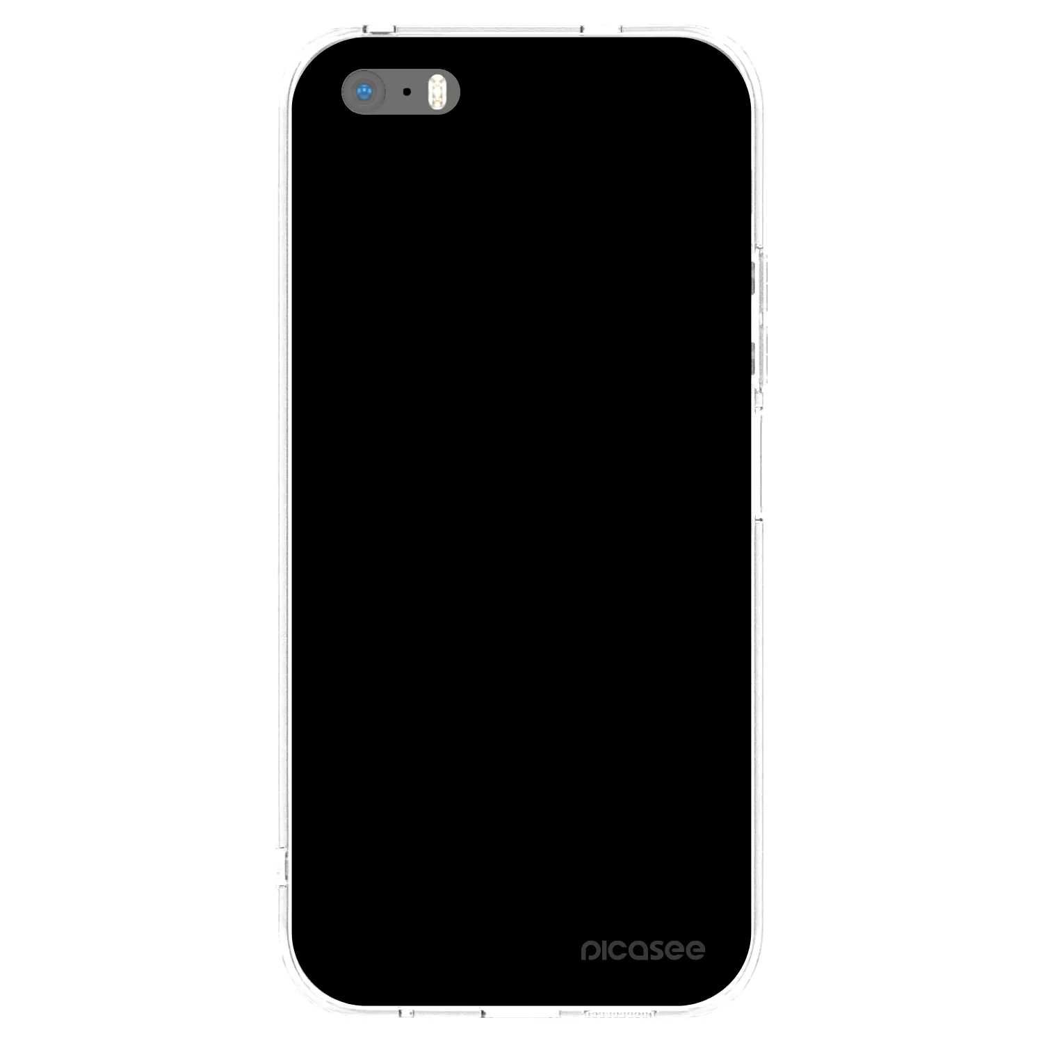 Picasee Apple iPhone 6 Plus/6S Plus Hülle - Transparentes Silikon - Black Bliss