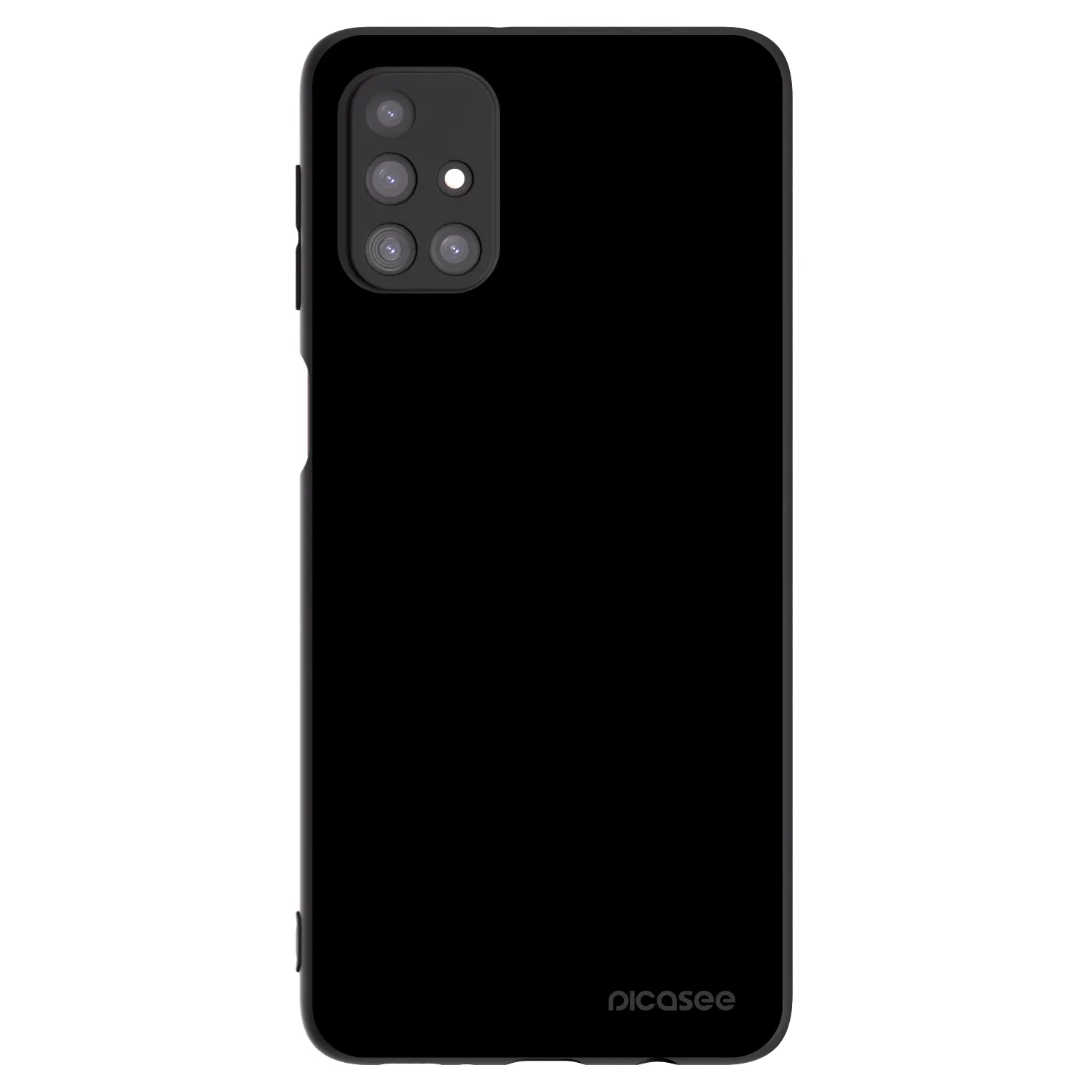 Picasee Samsung Galaxy M31s Hülle - Schwarzes Silikon - Black Bliss