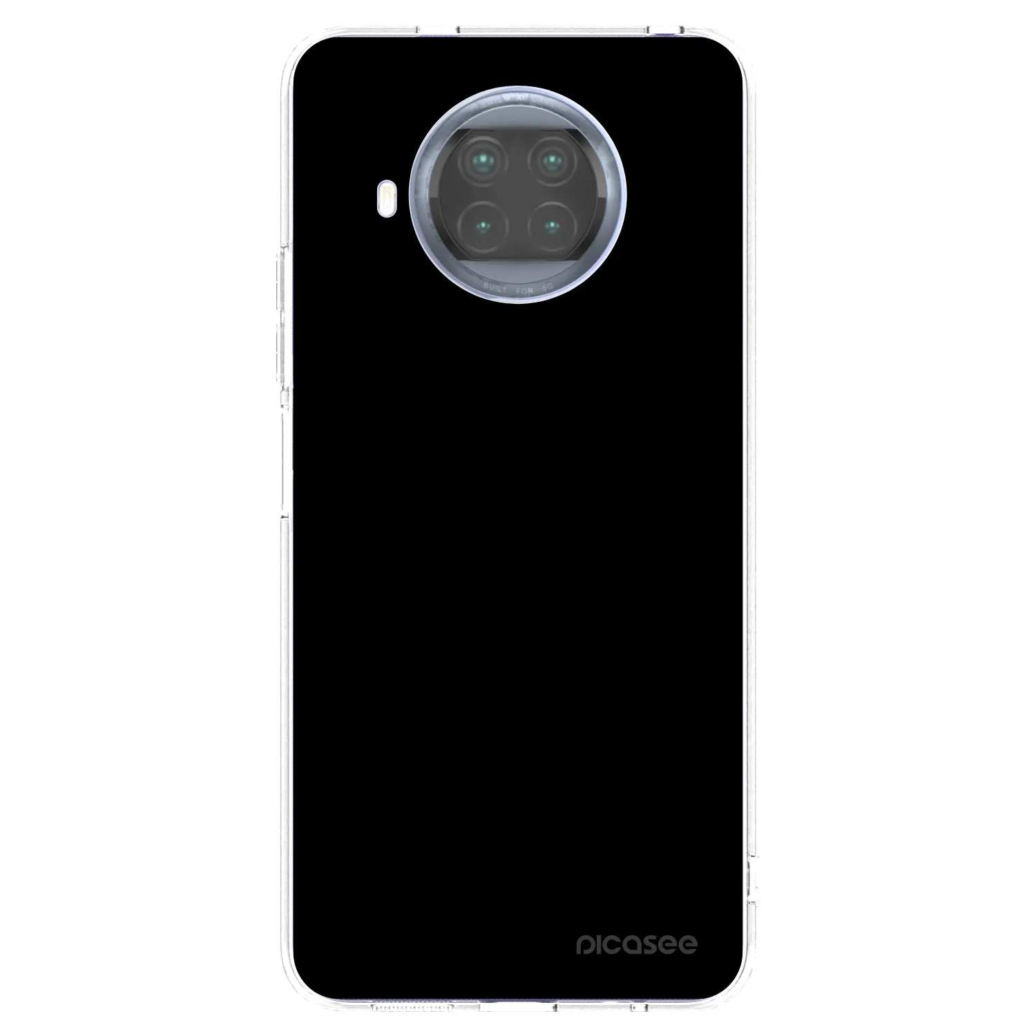 Picasee Xiaomi Mi 10T Lite Hülle - Transparentes Silikon - Black Bliss