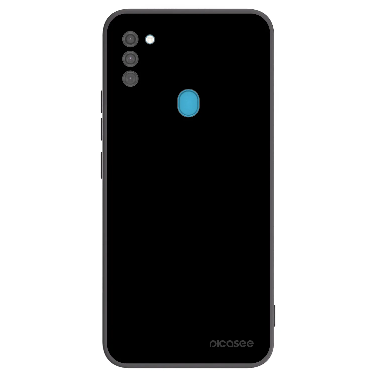 Picasee Samsung Galaxy M11 Hülle - Schwarzes Silikon - Black Bliss