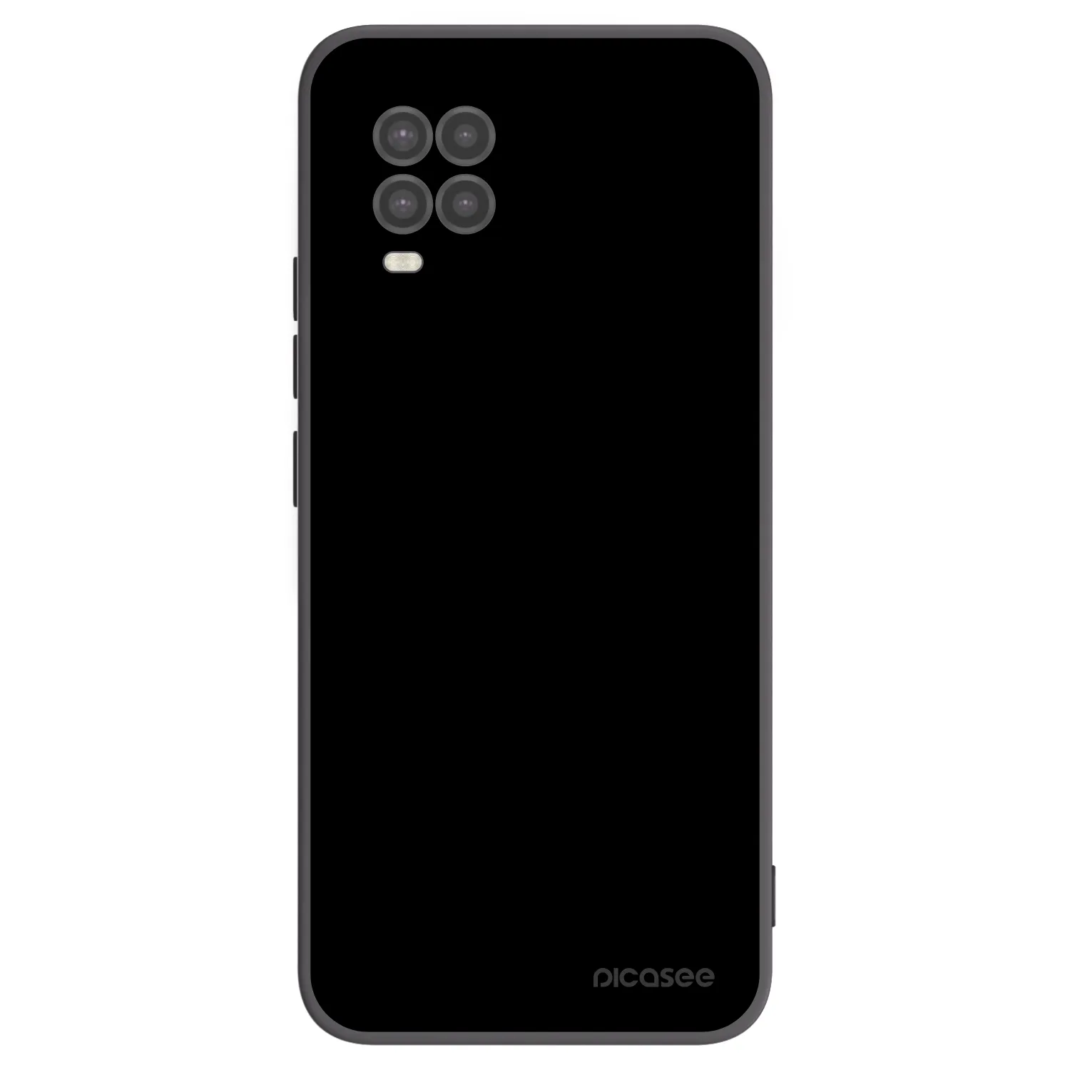 Picasee Xiaomi Mi 10 Lite Hülle - Schwarzes Silikon - Black Bliss