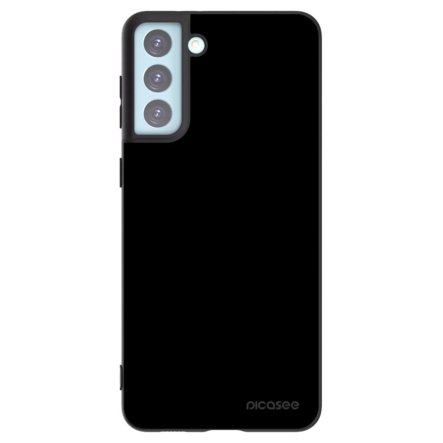 Picasee Samsung Galaxy S21+ 5G G996F Hülle - Schwarzes Silikon - Black Bliss