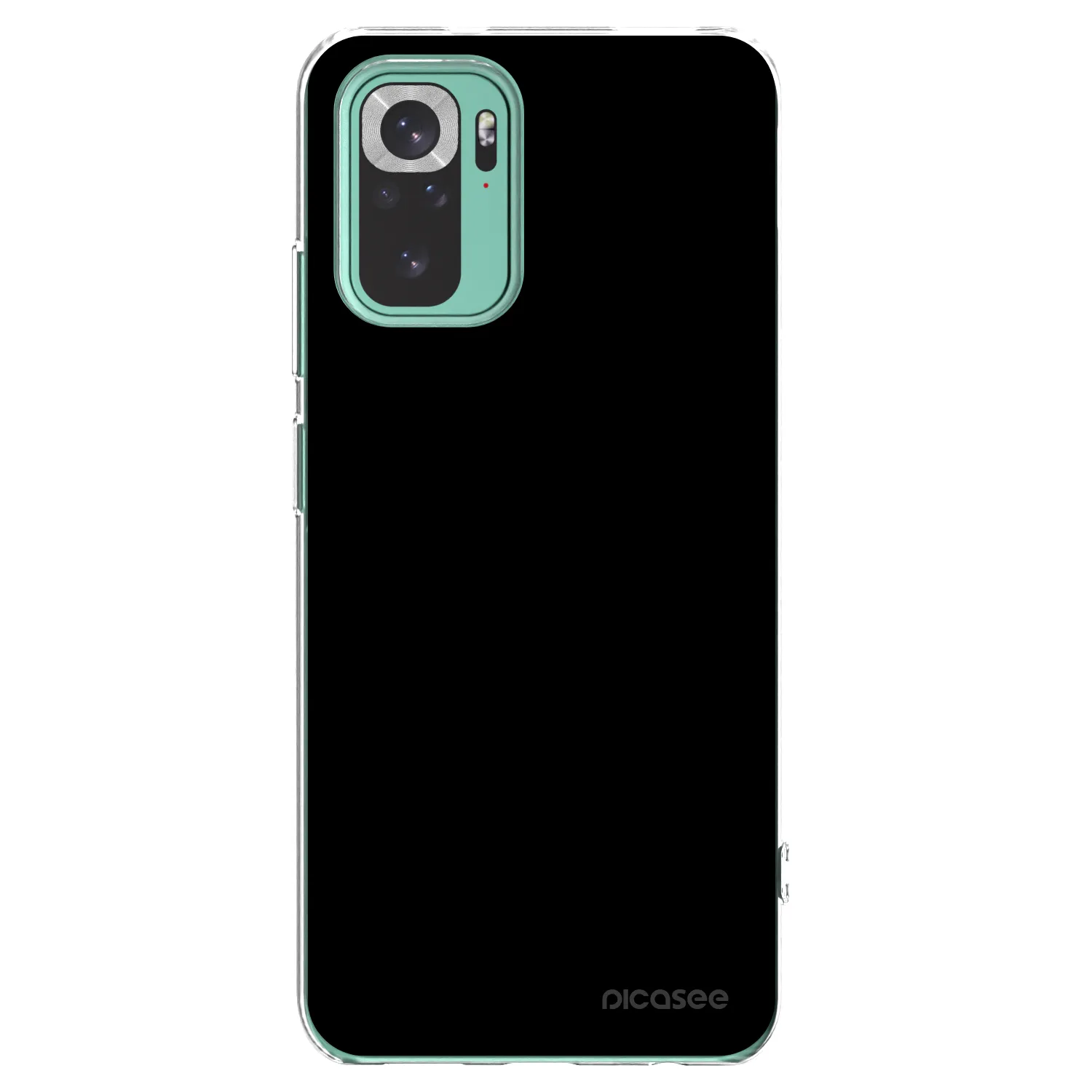 Picasee Xiaomi Redmi Note 10 Pro Hülle - Transparentes Silikon - Black Bliss