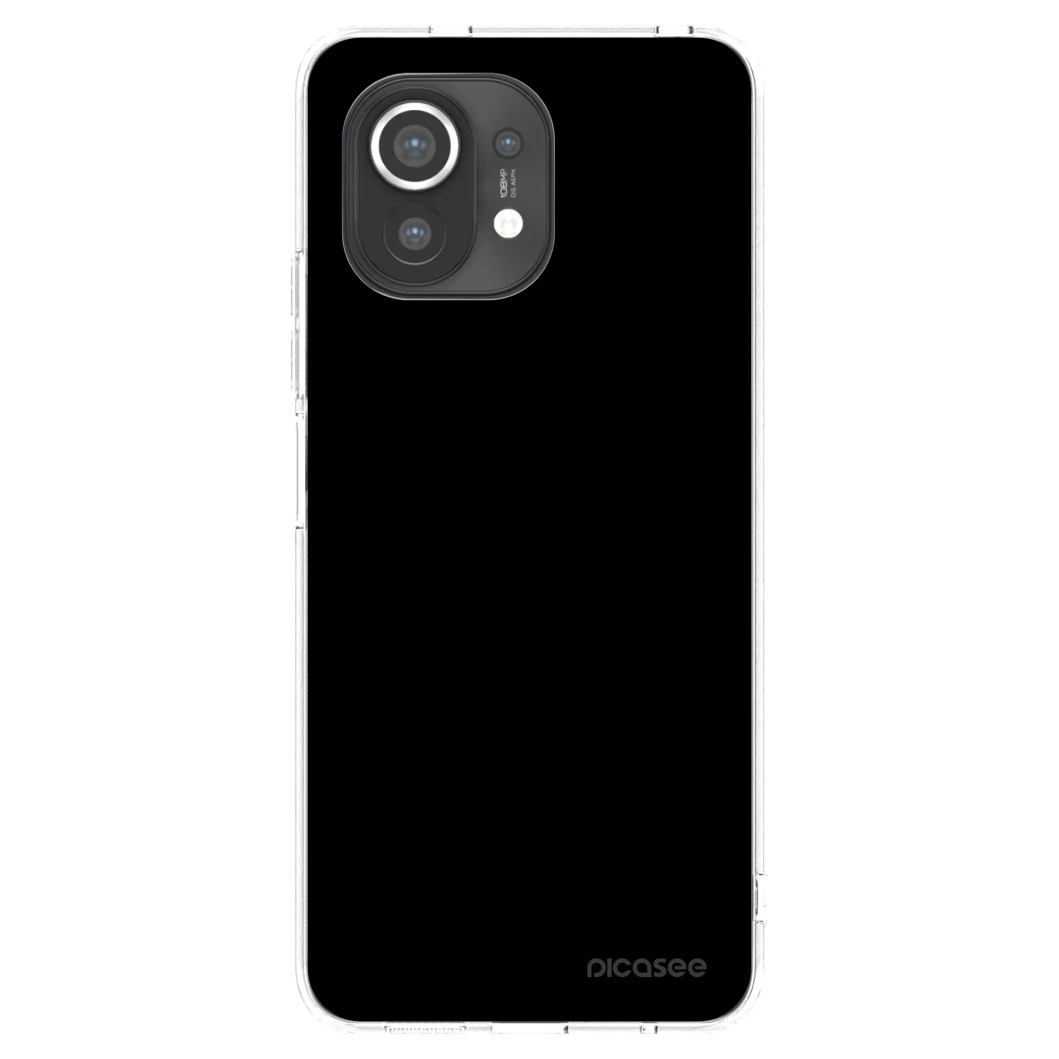 Picasee Xiaomi Mi 11 Hülle - Transparentes Silikon - Black Bliss