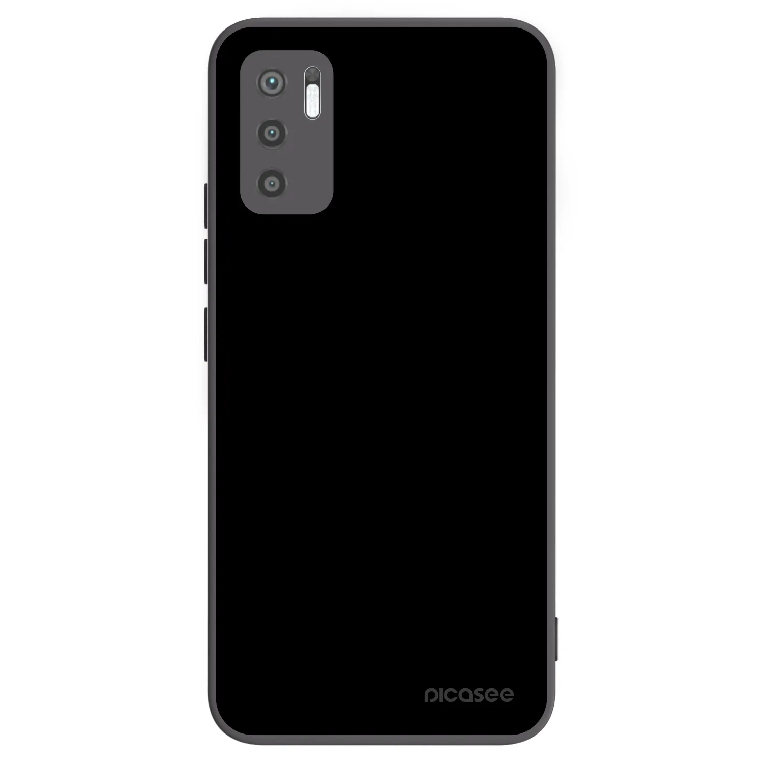 Picasee Xiaomi Redmi Note 10 5G Hülle - Schwarzes Silikon - Black Bliss