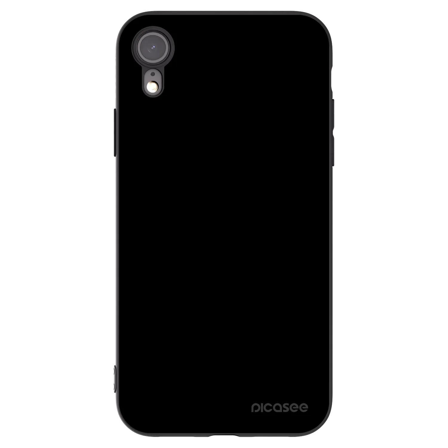 Picasee Apple iPhone XR Hülle - Schwarzes Silikon - Black Bliss