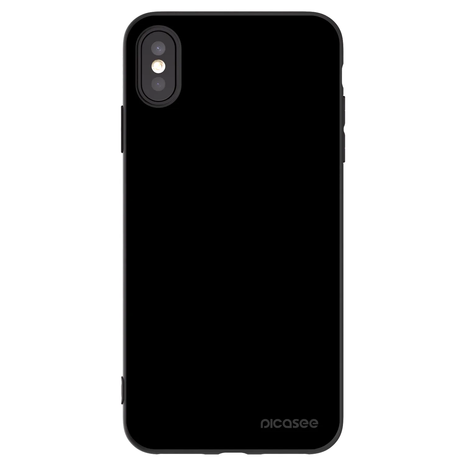 Picasee Apple iPhone XS Max Hülle - Schwarzes Silikon - Black Bliss