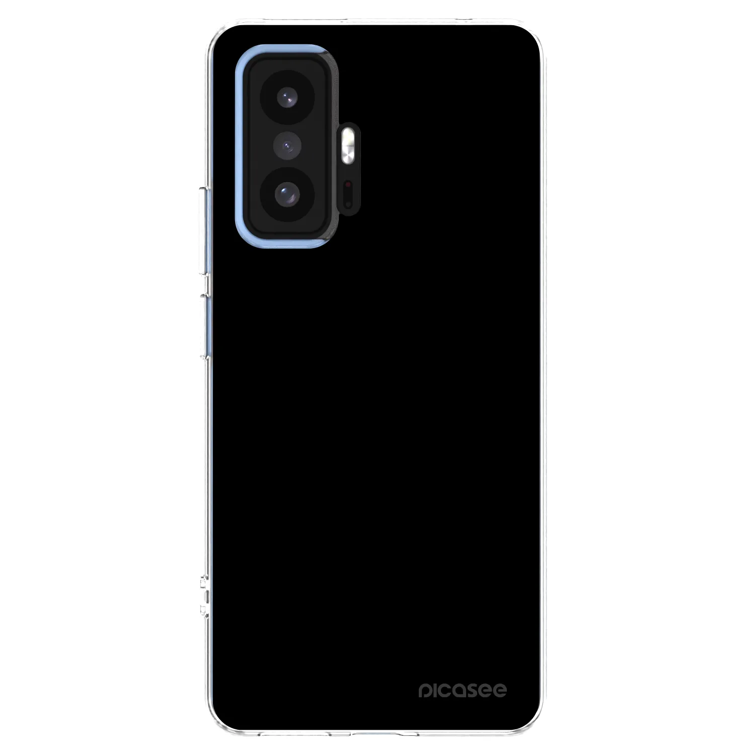 Picasee Xiaomi 11T Pro Hülle - Transparentes Silikon - Black Bliss