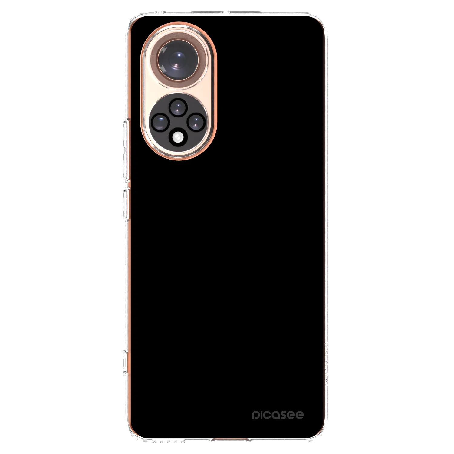 Picasee Huawei Nova 9 Hülle - Transparentes Silikon - Black Bliss
