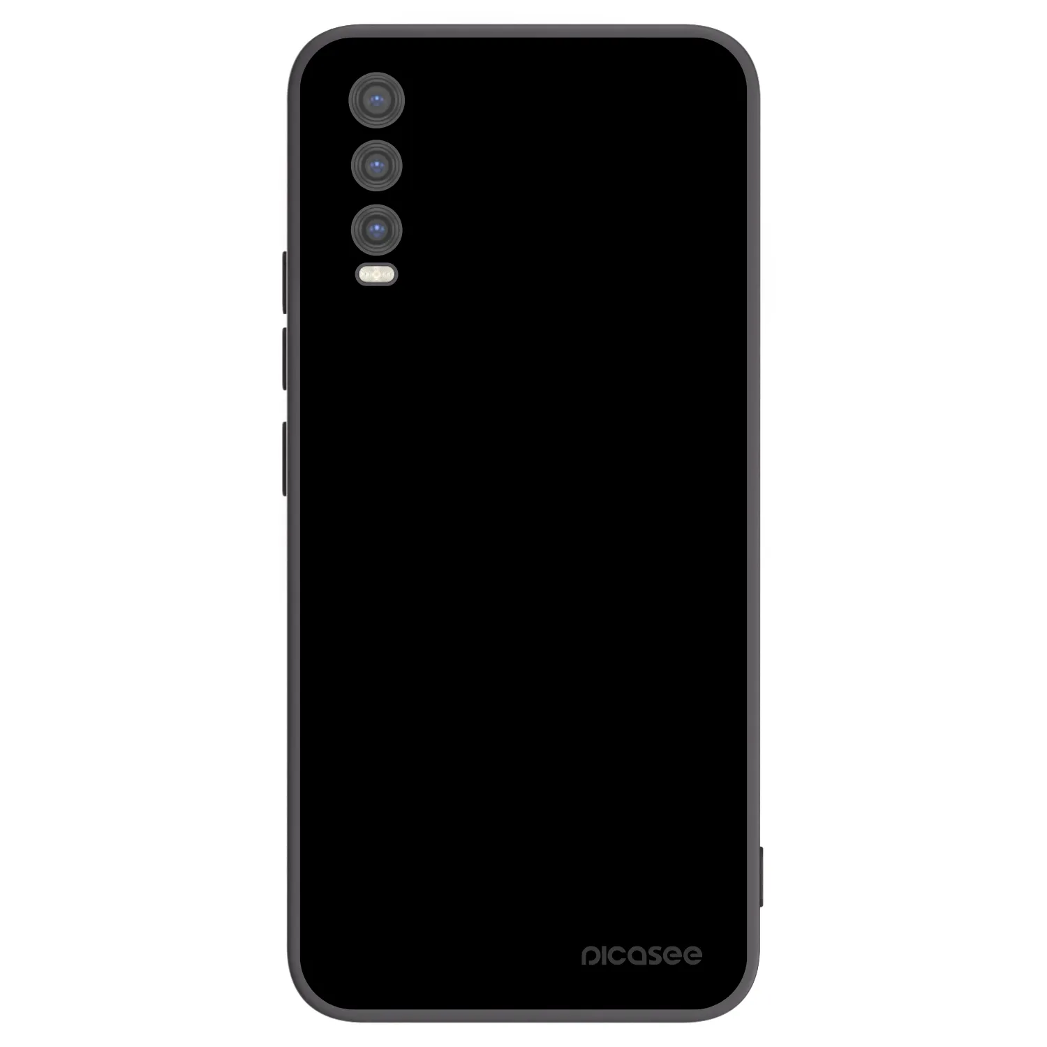 Picasee Vivo Y20s Hülle - Schwarzes Silikon - Black Bliss