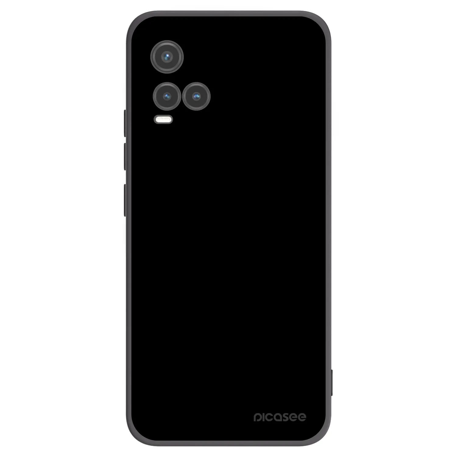 Picasee Vivo Y33s Hülle - Schwarzes Silikon - Black Bliss