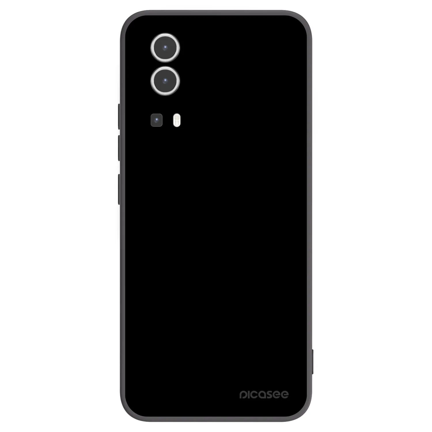 Picasee Vivo Y72 5G Hülle - Schwarzes Silikon - Black Bliss