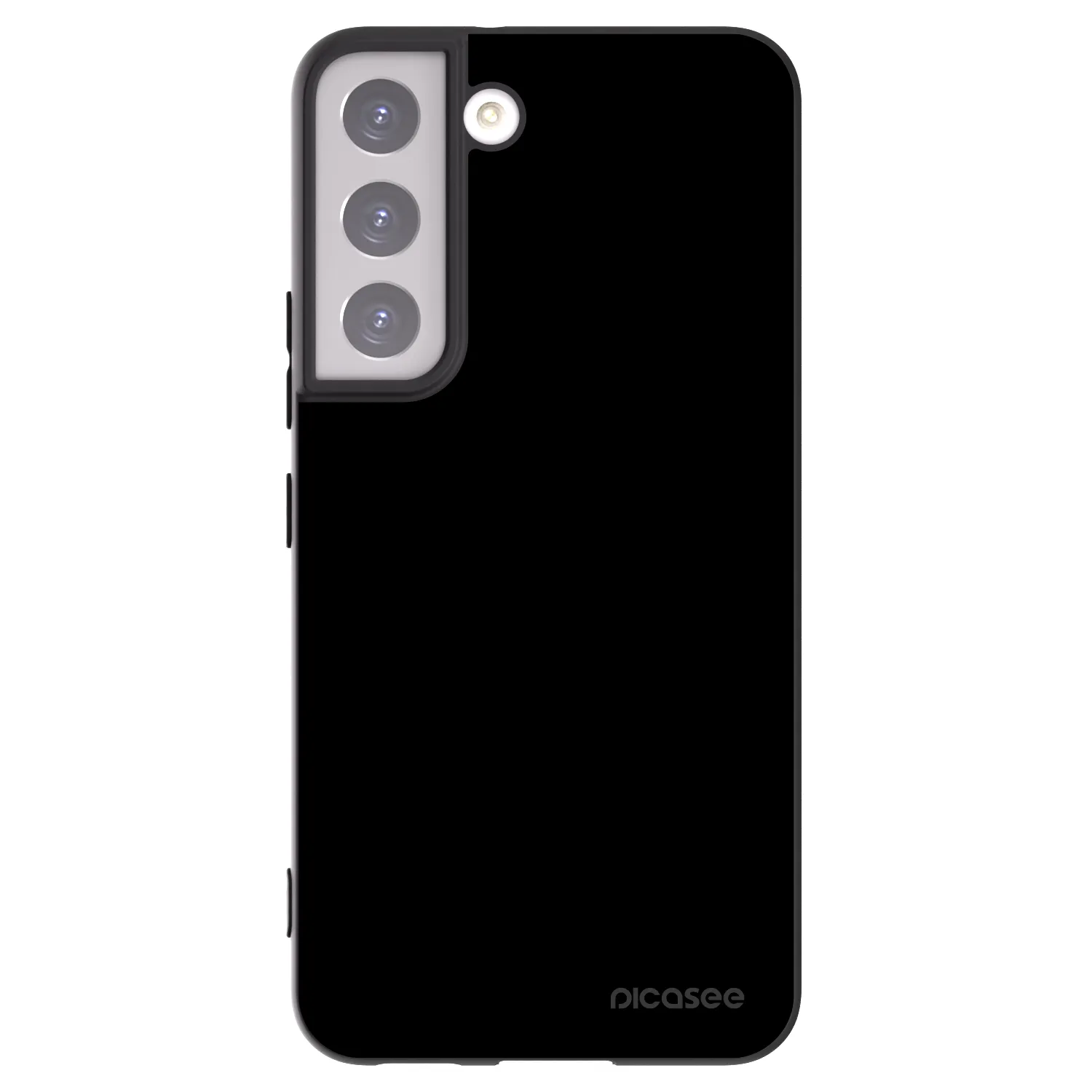 Picasee Samsung Galaxy S22 5G Hülle - Schwarzes Silikon - Black Bliss