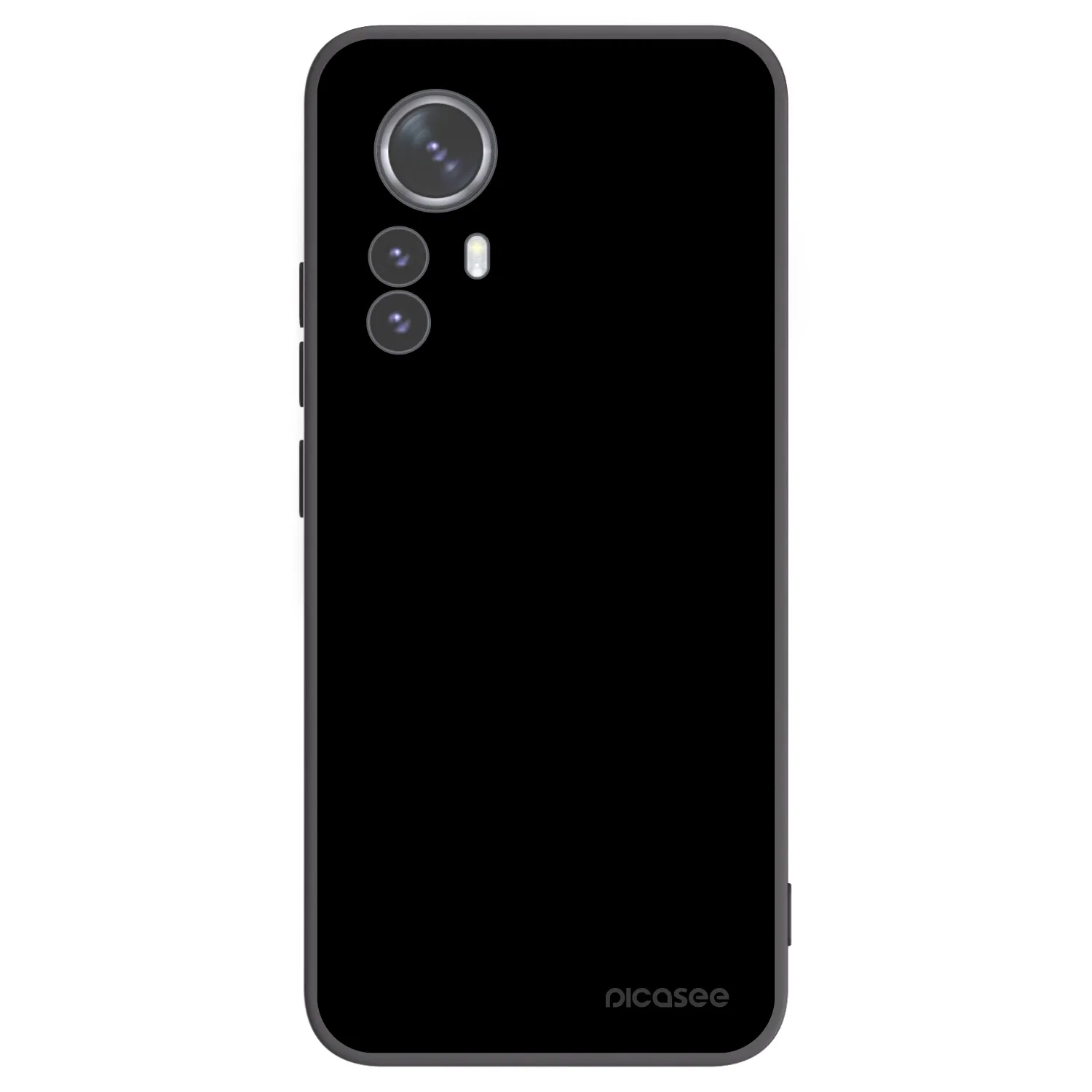 Picasee Xiaomi 12 Pro Hülle - Schwarzes Silikon - Black Bliss