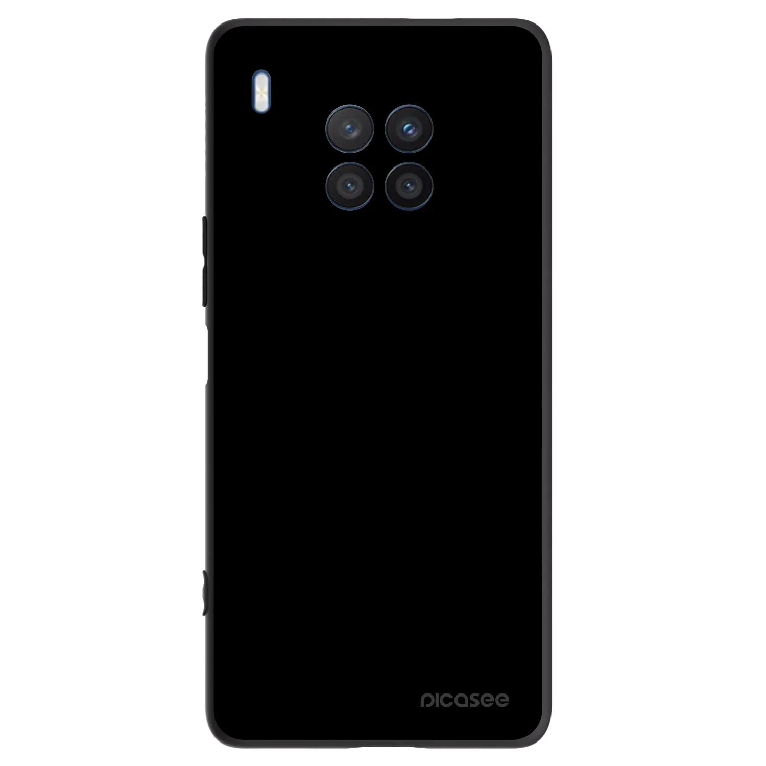 Picasee Honor 50 Lite Hülle - Schwarzes Silikon - Black Bliss
